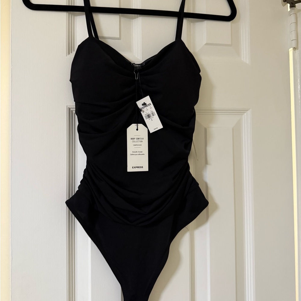 Express body suit black small NWT